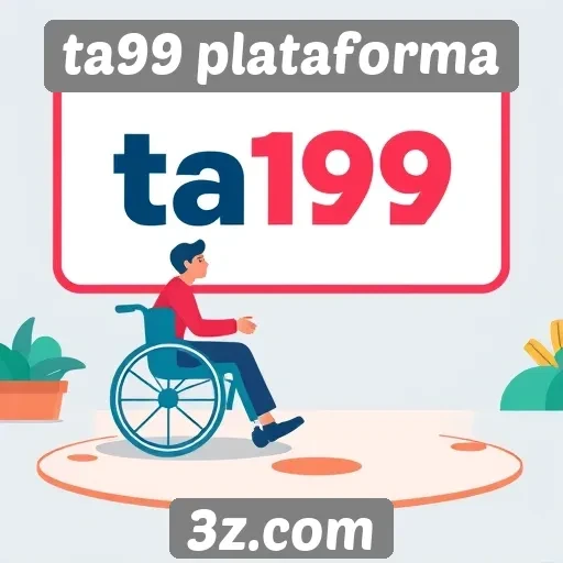 Interface da ta99 plataforma e acessibilidade